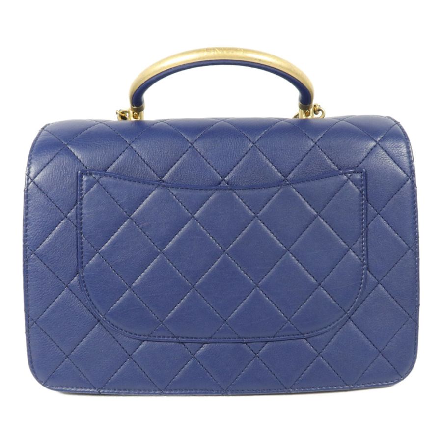 CHANEL 牛皮皮革Shoulder Bag鏈帶手挽肩背兩用袋-1