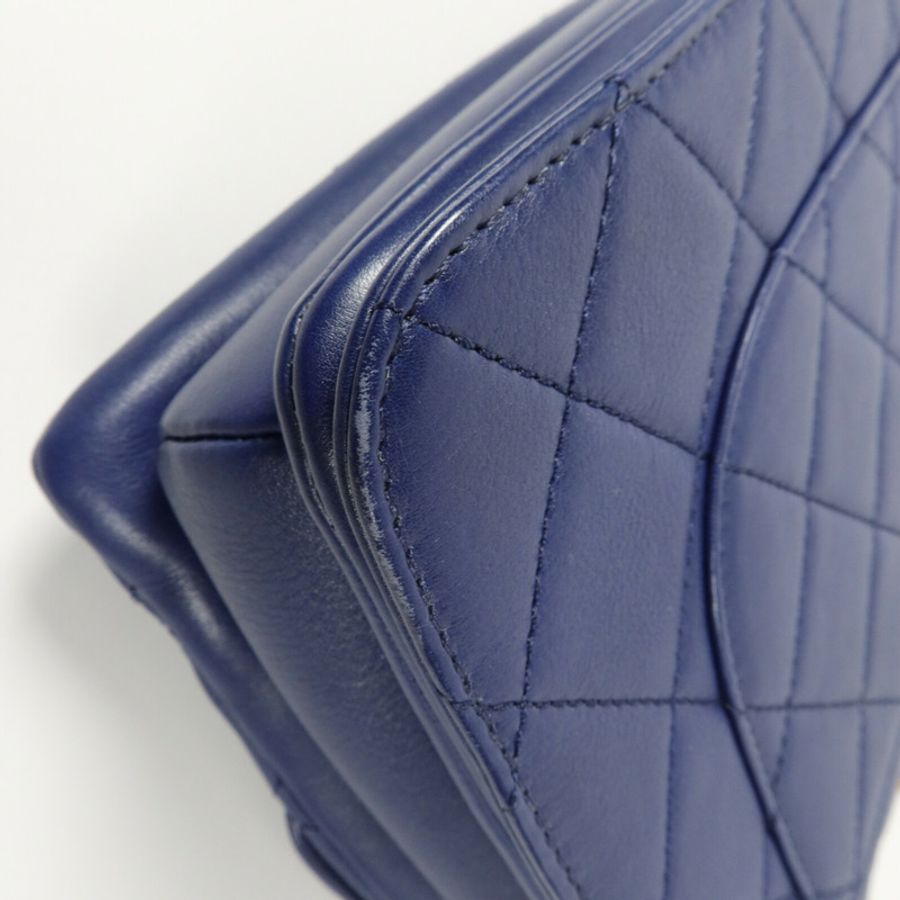 CHANEL 牛皮皮革Shoulder Bag鏈帶手挽肩背兩用袋-14