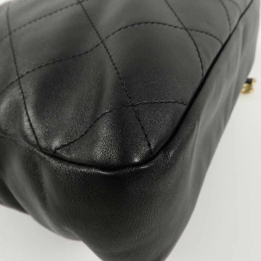 CHANEL 牛皮皮革Shoulder Bag鏈帶肩背袋-9