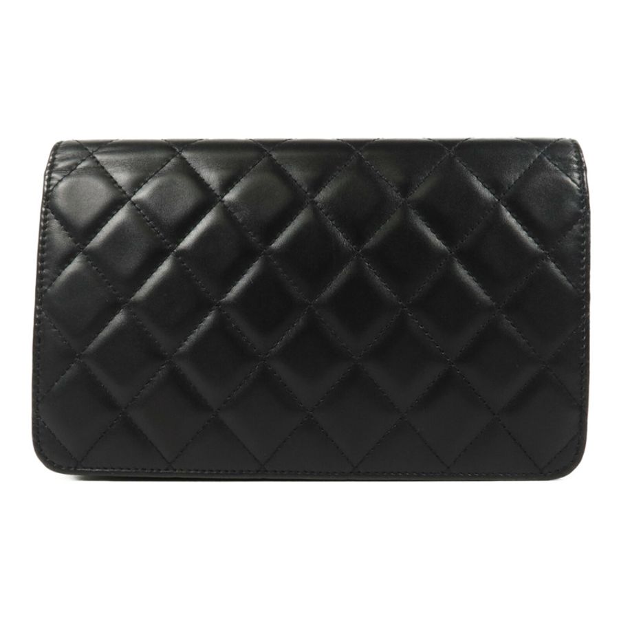 CHANEL 牛皮皮革Cambon Wallet On Chain鏈帶肩背袋-1
