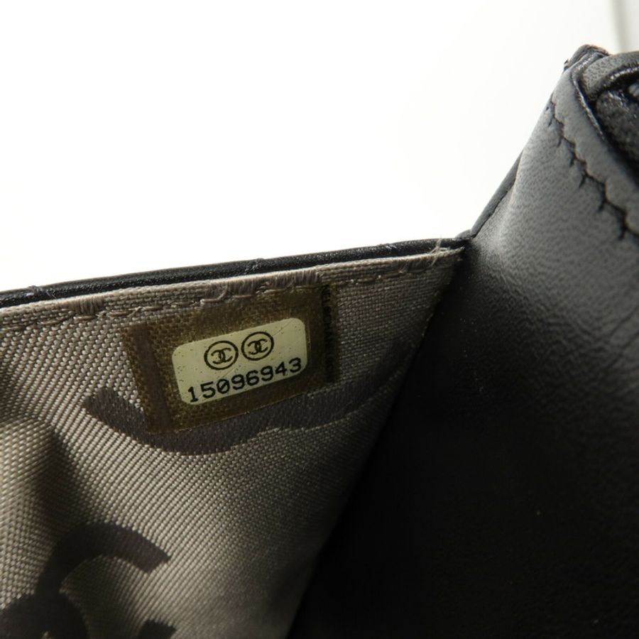 CHANEL 牛皮皮革Cambon Wallet On Chain鏈帶肩背袋-6