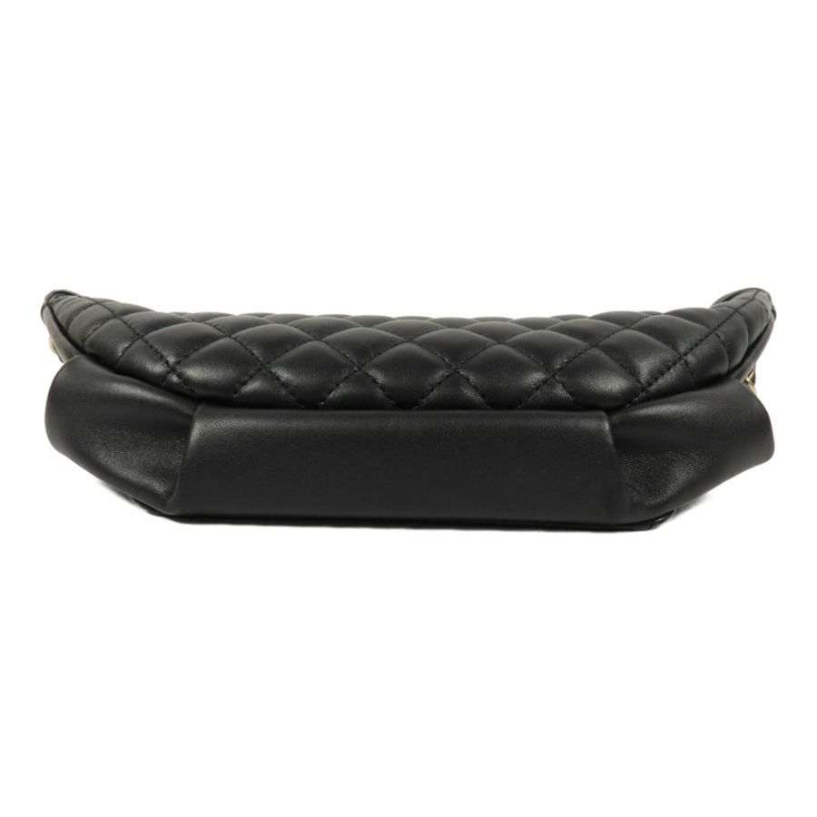 CHANEL 羊皮皮革Waist Bag鏈帶腰包-3