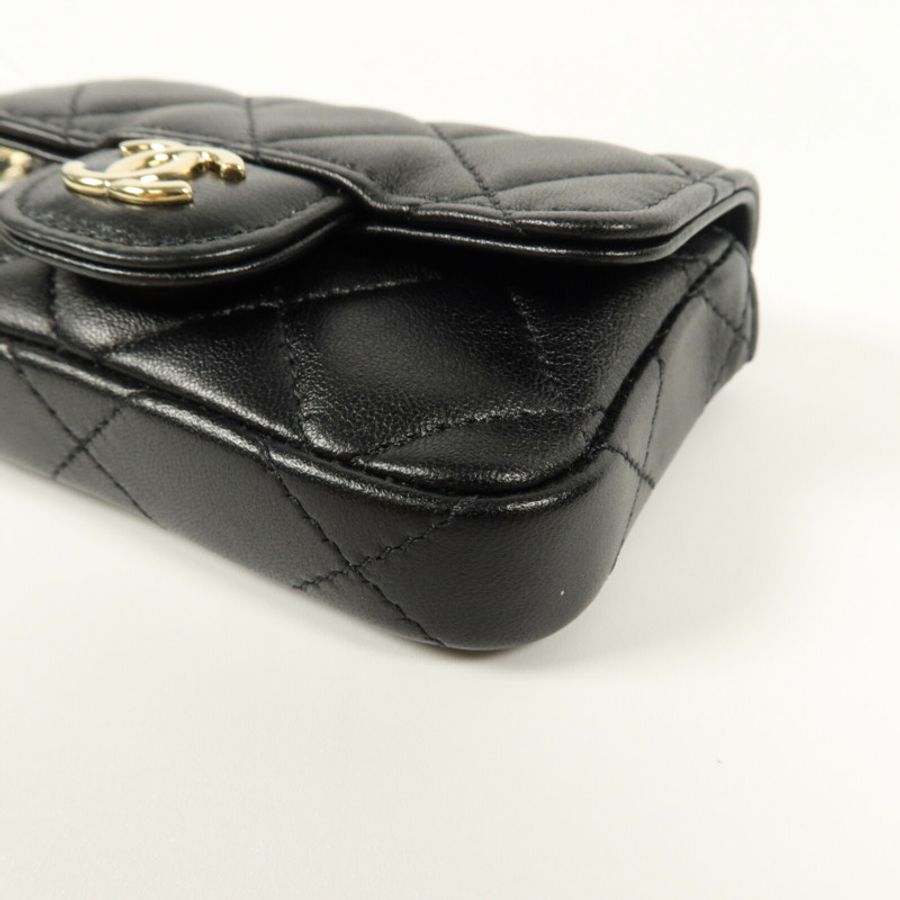 CHANEL 羊皮皮革Mini Waist Bag腰包-14