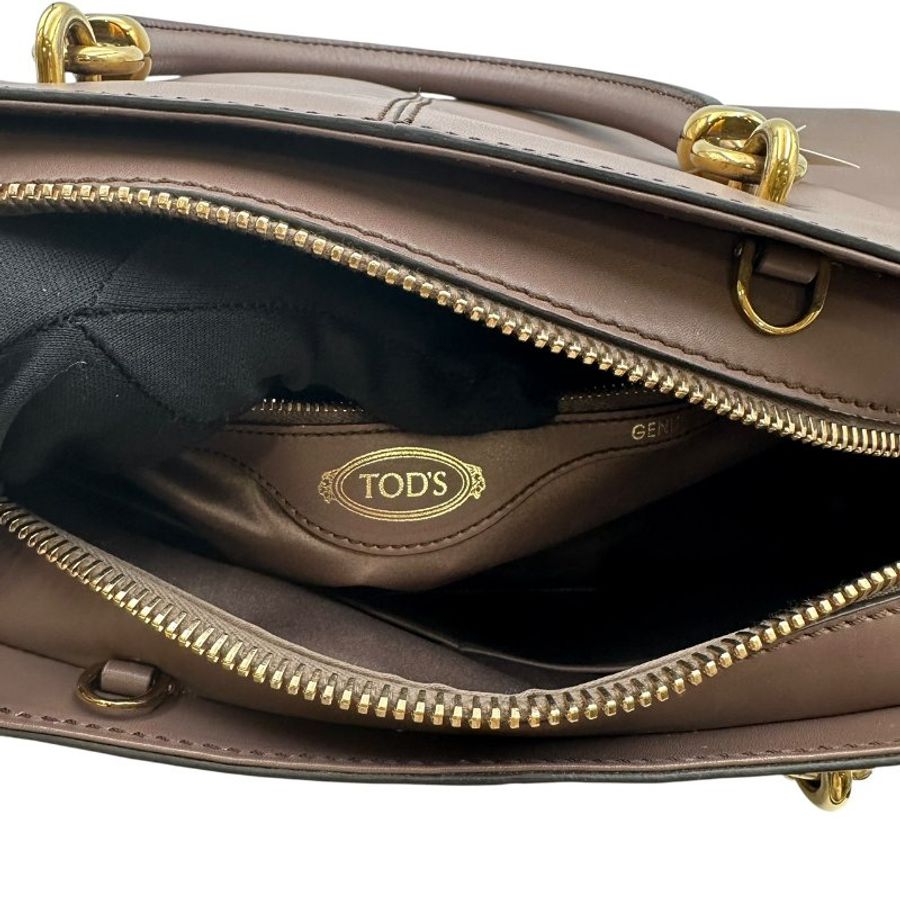 【美收精品】Tod's Sella 皮革手提包 C-658【隔月月中將轉賣至日本 上架期限30天】-12