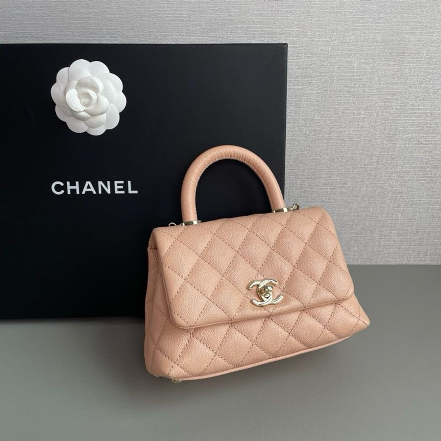 #98新31開有卡 🔥Chanel香奈兒cocohandle mini-5
