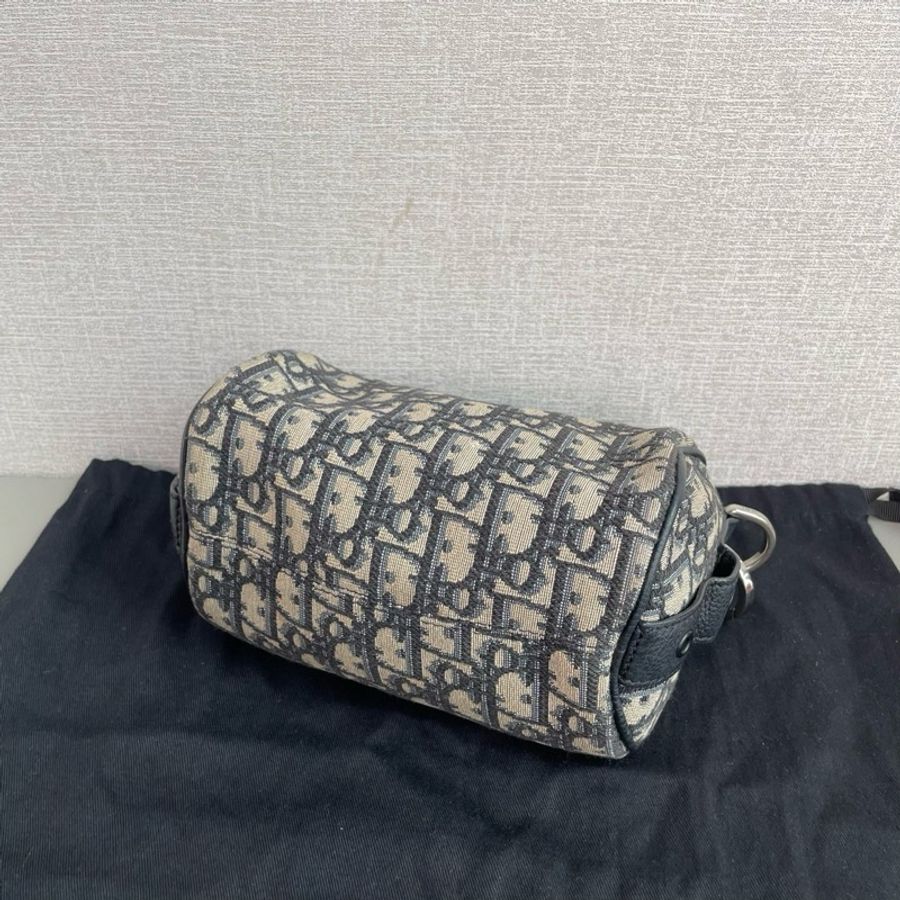 #98新2020年 老花刺繡 🥰Dior迪奧Roller圓筒信使包-5
