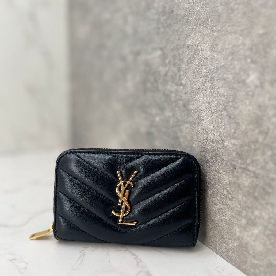 香緹國際精品 YSL 羊皮零錢包 1102-0