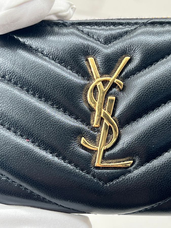 香緹國際精品 YSL 羊皮零錢包 1102-4