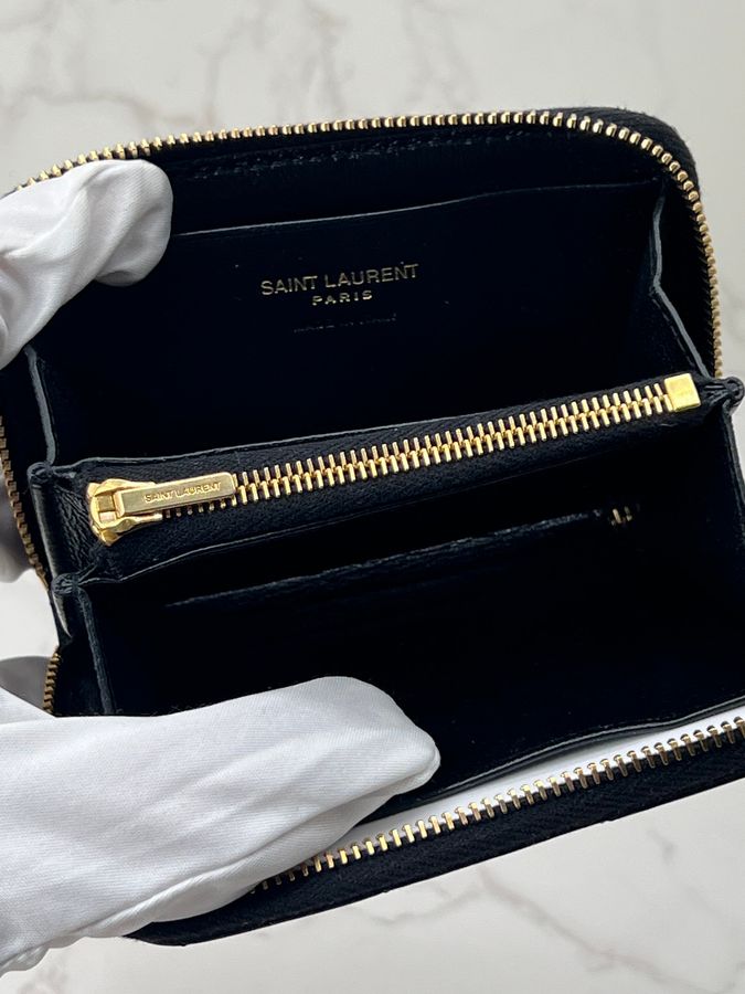香緹國際精品 YSL 羊皮零錢包 1102-5