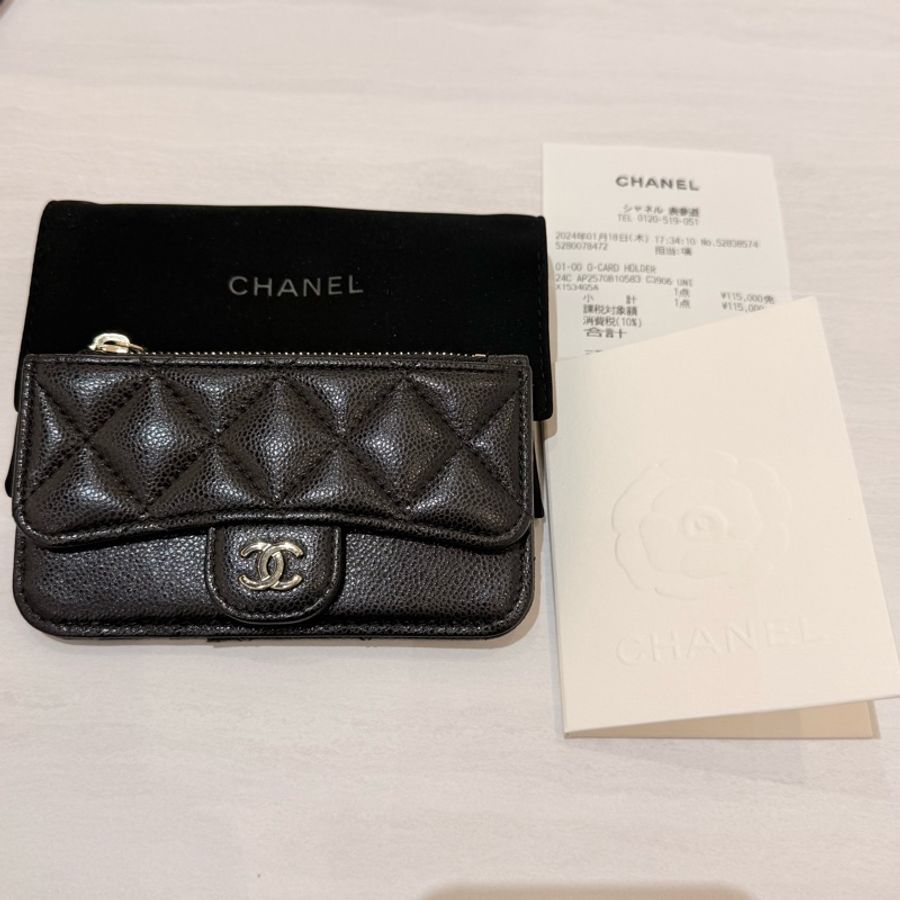 🍙 CHANEL 零錢包卡夾 🍙 二手/約八成新/有塵袋有購證無盒-2