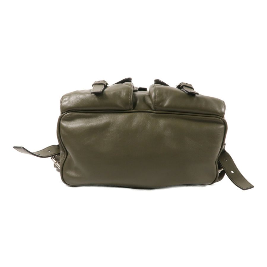 PRADA 牛皮皮革Backpack背包-3