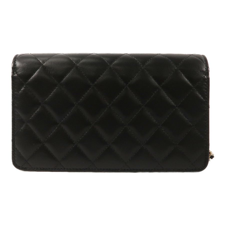 CHANEL 羊皮皮革Chain Shoulder鏈帶肩背袋-1