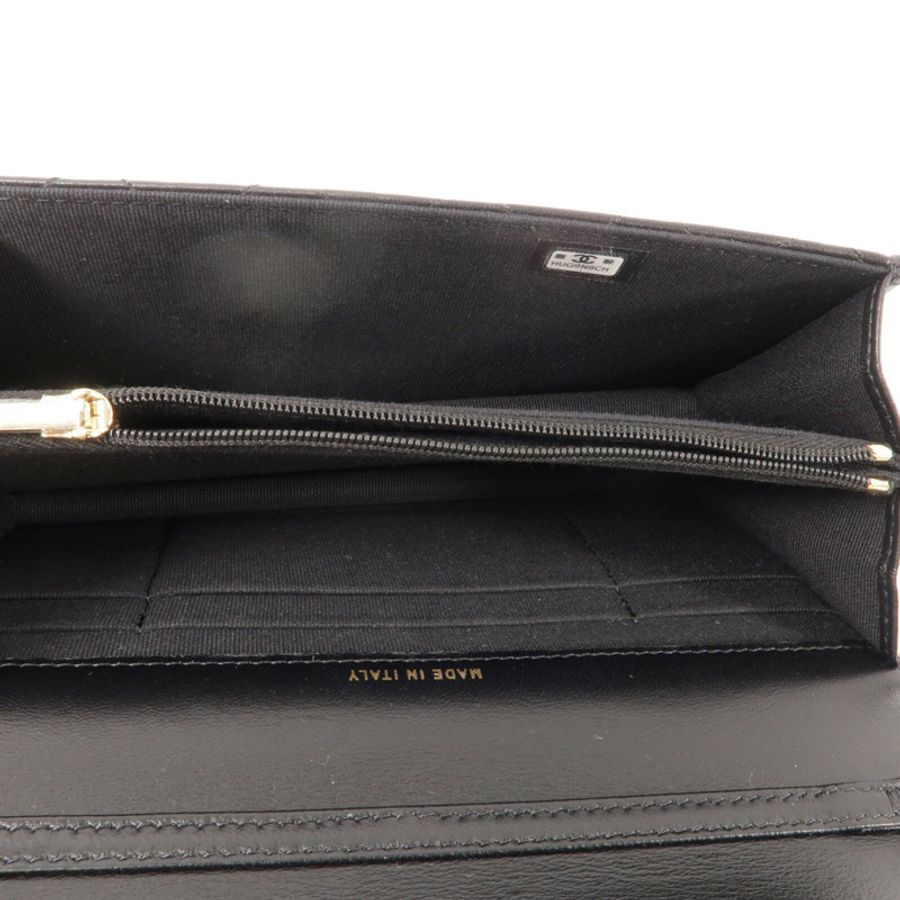 CHANEL 羊皮皮革Chain Shoulder鏈帶肩背袋-4