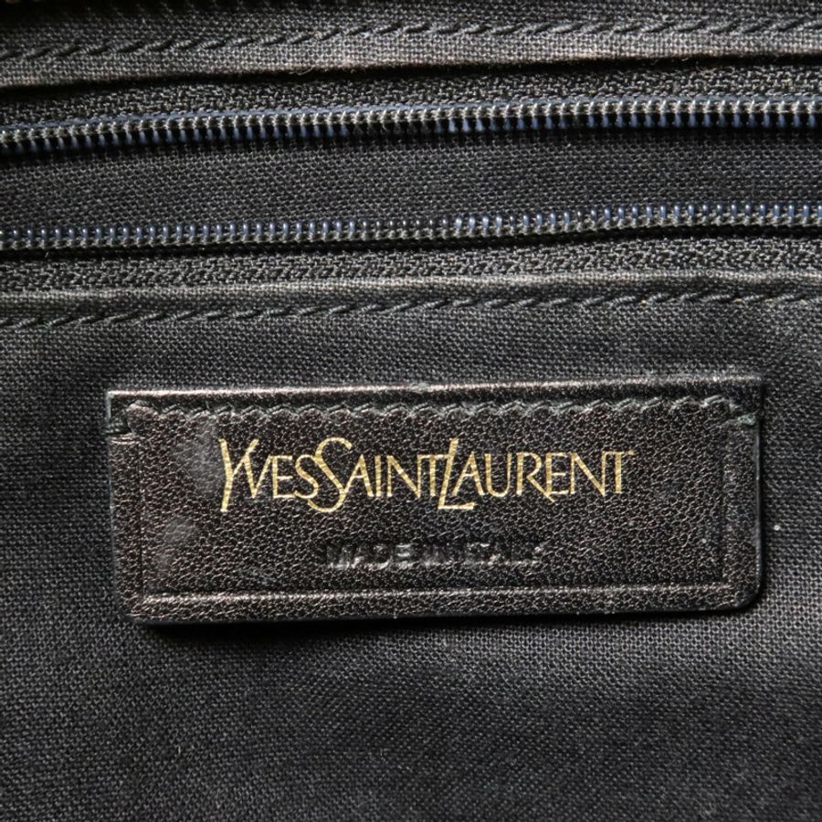 YVES SAINT LAURENT 牛皮皮革Cabas Chyc手挽肩背兩用袋-5