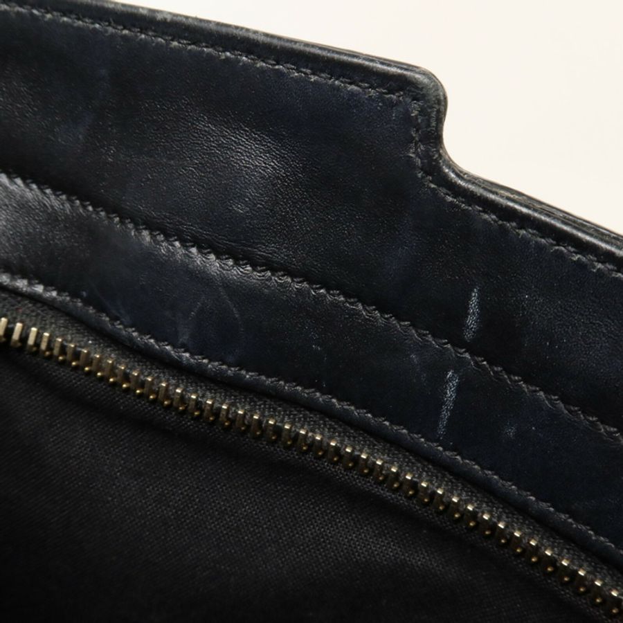 YVES SAINT LAURENT 牛皮皮革Cabas Chyc手挽肩背兩用袋-17