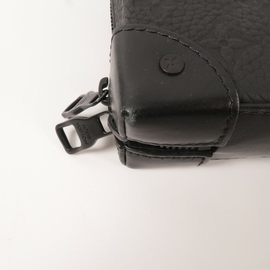 LOUIS VUITTON Monogram Taurillon Soft Trunk Wallet肩背袋-8