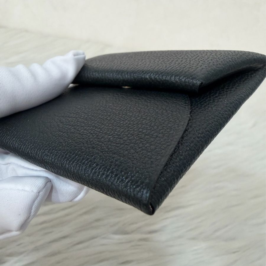 HERMES BASTIA EPSOM 黑色 雙色 方型錢包 零錢包 硬幣包 零錢袋-7