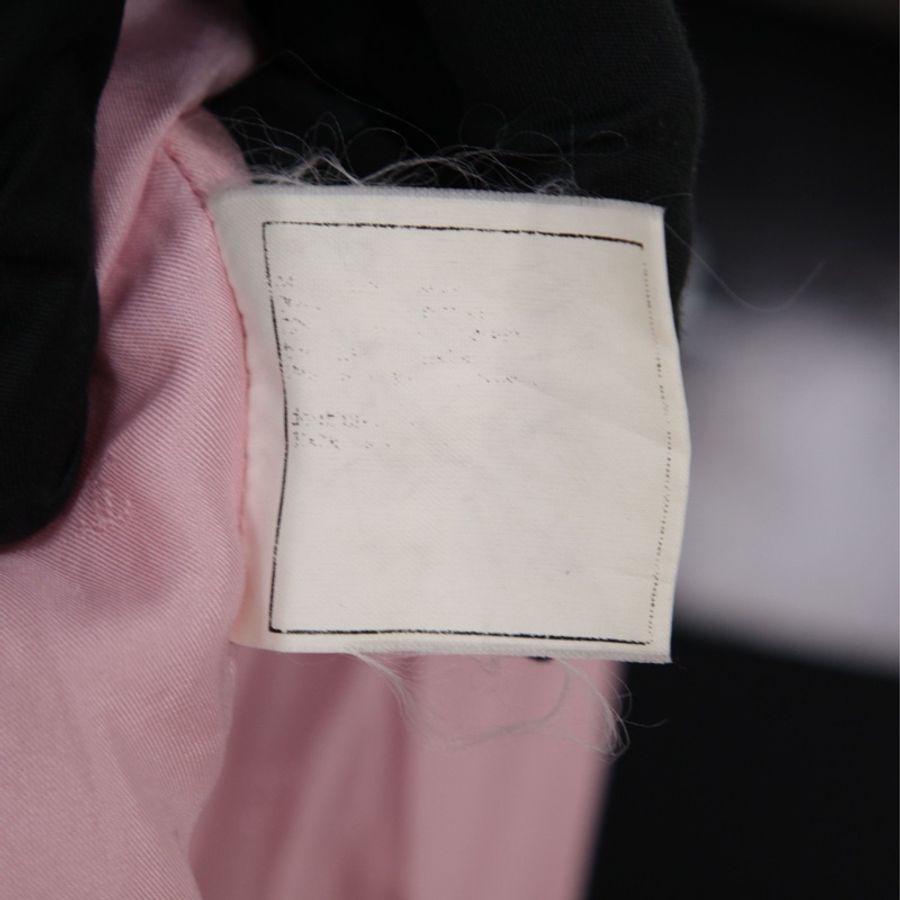Chanel 97年淡紫色银线滚边四口袋外套-15