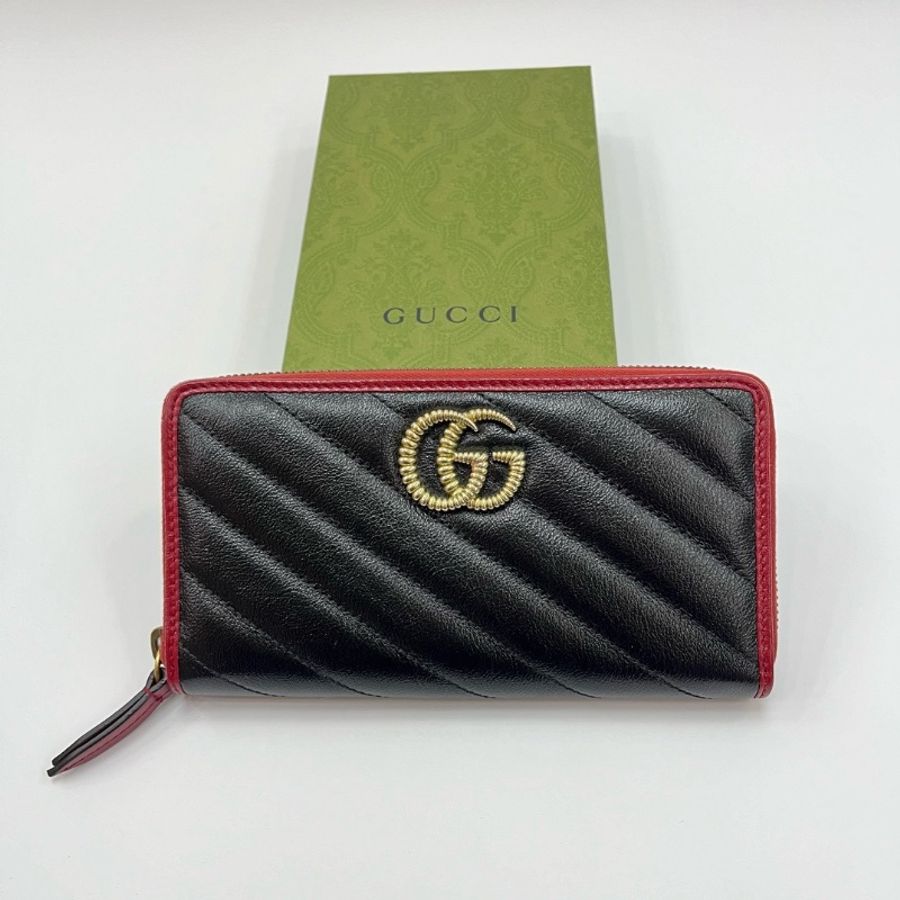 Gucci Marmont zip round wallet-0
