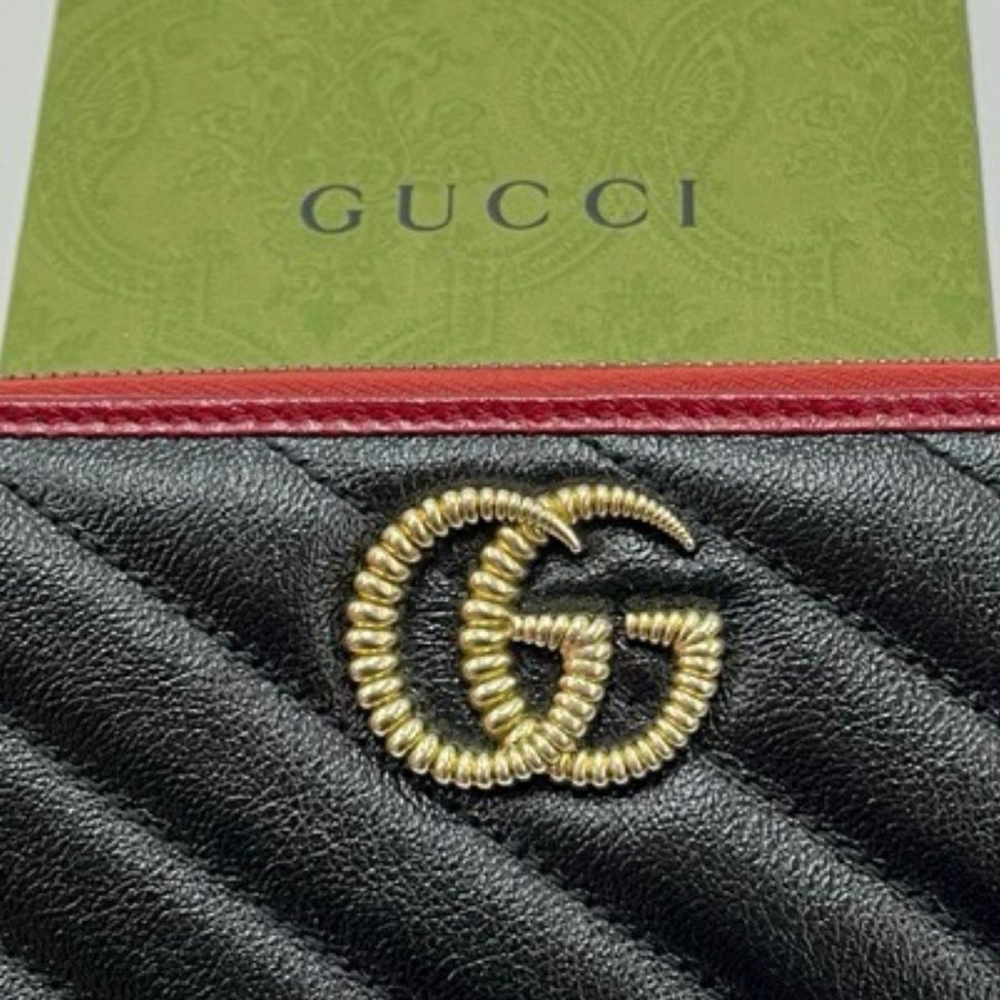 Gucci Marmont zip round wallet-2