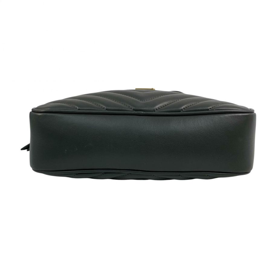△ SAINT LAURENT 聖羅蘭 Grey Calfskin Lou Camera Crossbody Bag 灰色小牛皮斜揹袋 GLT761554-267011931-5