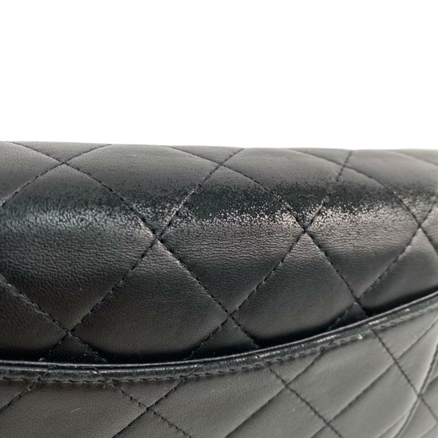 △ CHANEL 香奈兒 Black Lambskin Gold Tone Metal No.22 Chain Wallet 黑色小羊皮金色金屬No.22鏈條銀包 A33814-267012619-8