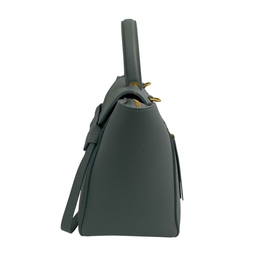 ☆ CELINE 思琳 Light Green Calfskin Beltbag 2 way bag 淺綠色小牛皮兩用袋-267012715-3