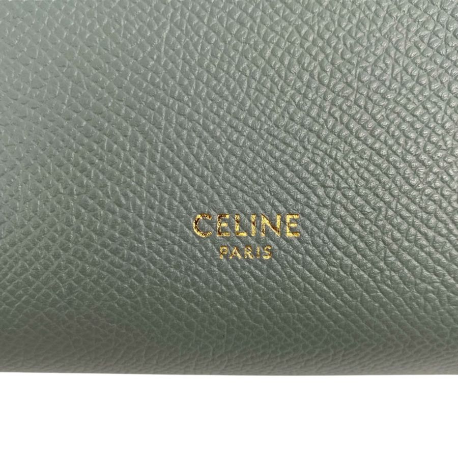☆ CELINE 思琳 Light Green Calfskin Beltbag 2 way bag 淺綠色小牛皮兩用袋-267012715-10