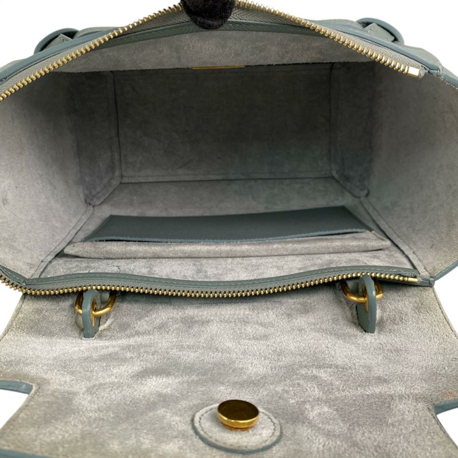 ☆ CELINE 思琳 Light Green Calfskin Beltbag 2 way bag 淺綠色小牛皮兩用袋-267012715-15