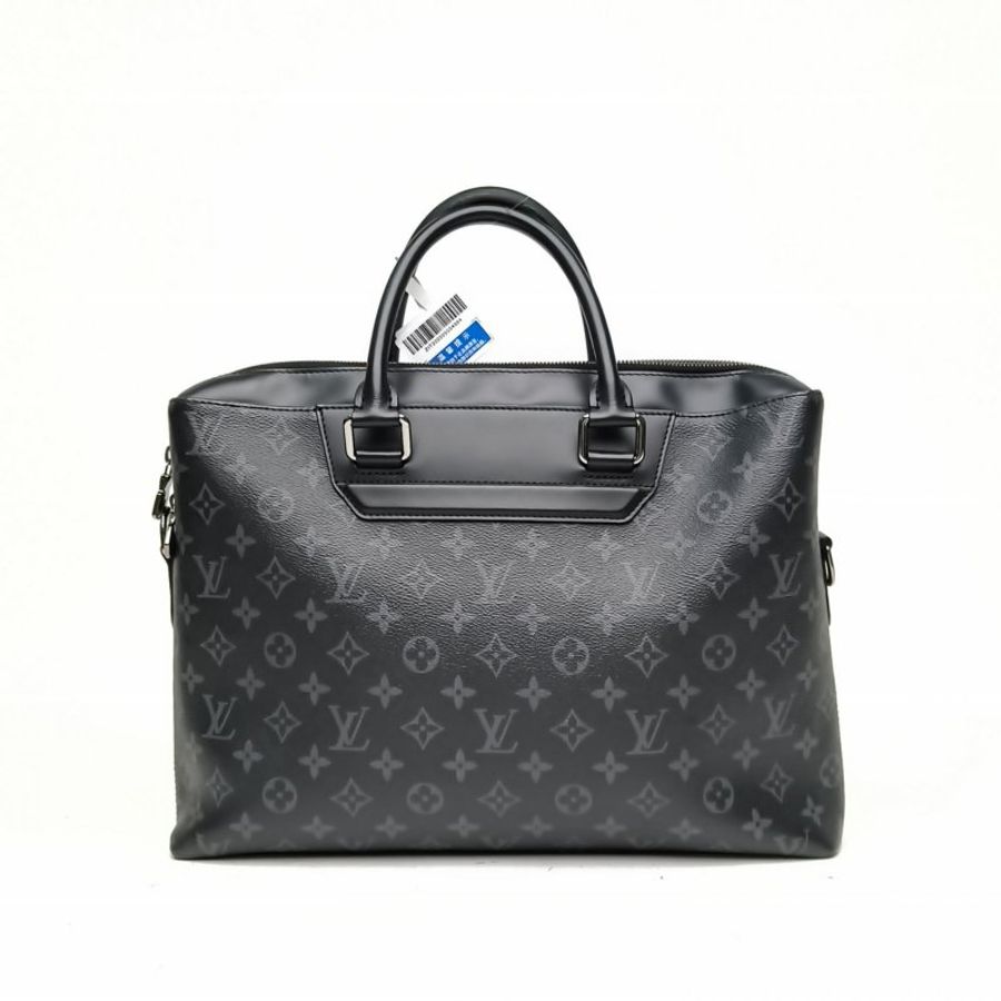 LOUIS VUITTON 黑色PVC晶片odyssey手提公事包肩背包-2