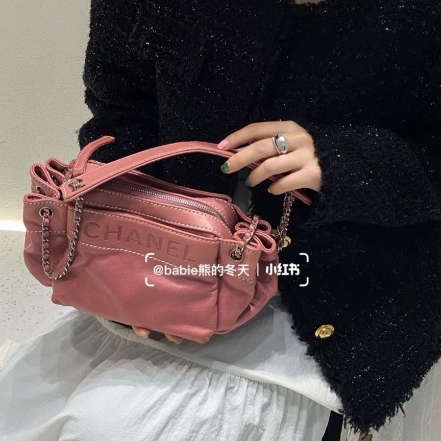 近新閒置🌺#香奈兒 #雲朵包 #粉色-1