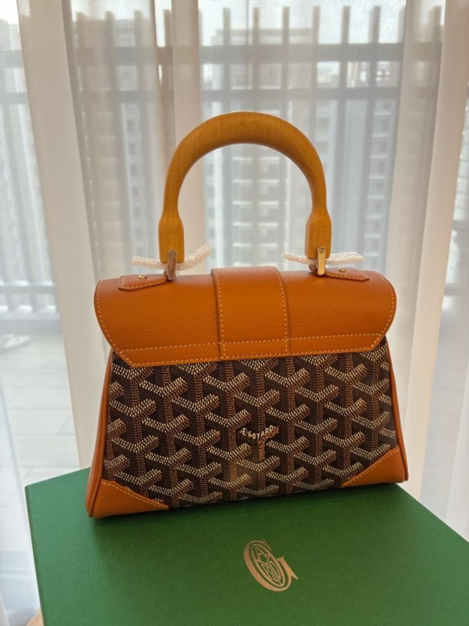 Goyard mini 西貢包 棕色 全新品-2