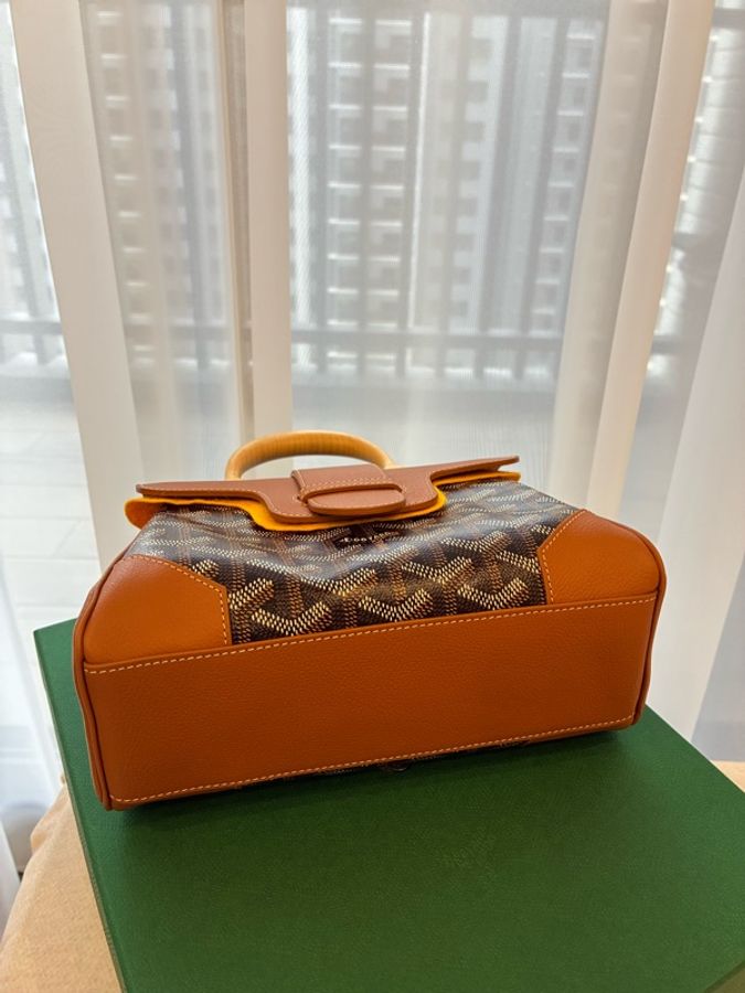 Goyard mini 西貢包 棕色 全新品-3