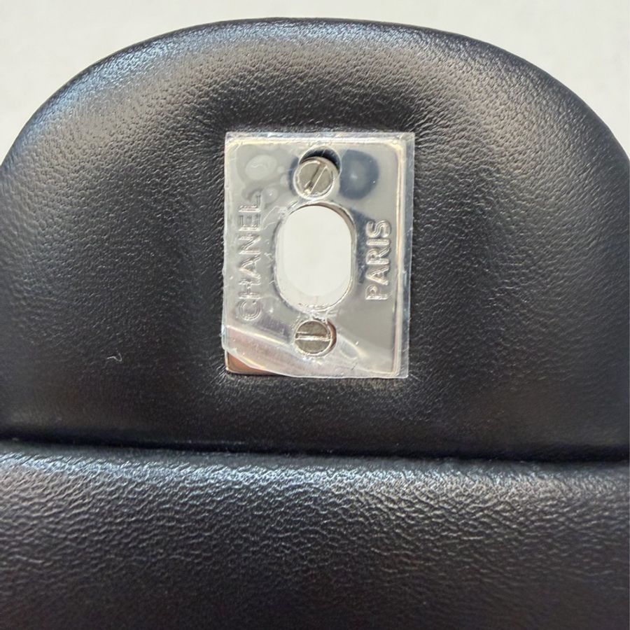 CHANEL A58600 黑羊皮 銀鍊 Jumbo 經典大型口蓋包 肩背包 斜背包-33