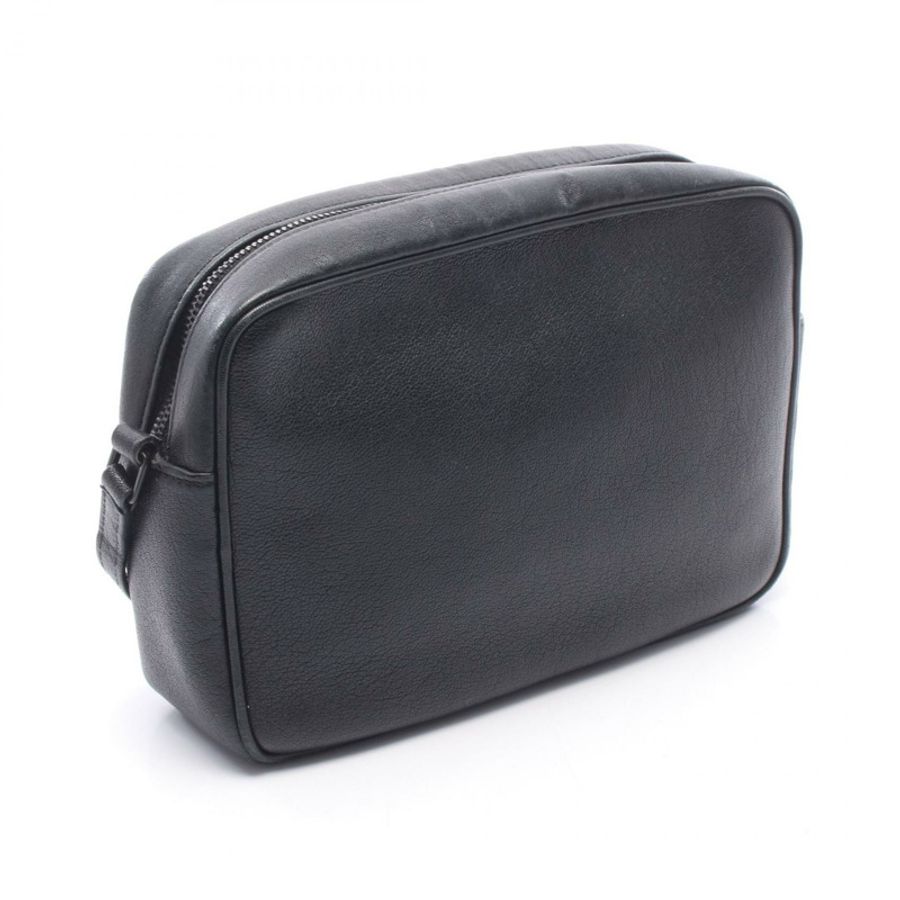 SAINT LAURENT PARIS LOU Monogram 肩背包 574494 黑色皮革 二手 女士-1