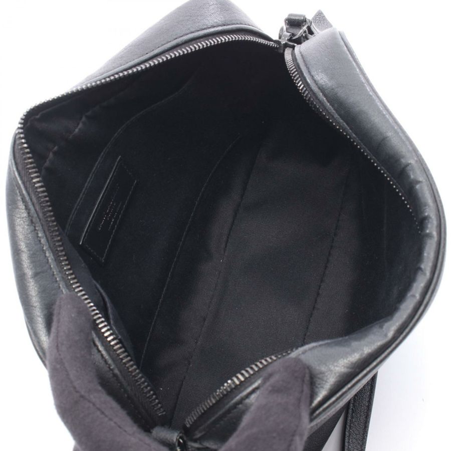 SAINT LAURENT PARIS LOU Monogram 肩背包 574494 黑色皮革 二手 女士-2