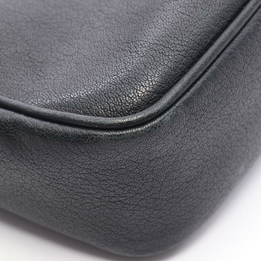 SAINT LAURENT PARIS LOU Monogram 肩背包 574494 黑色皮革 二手 女士-5