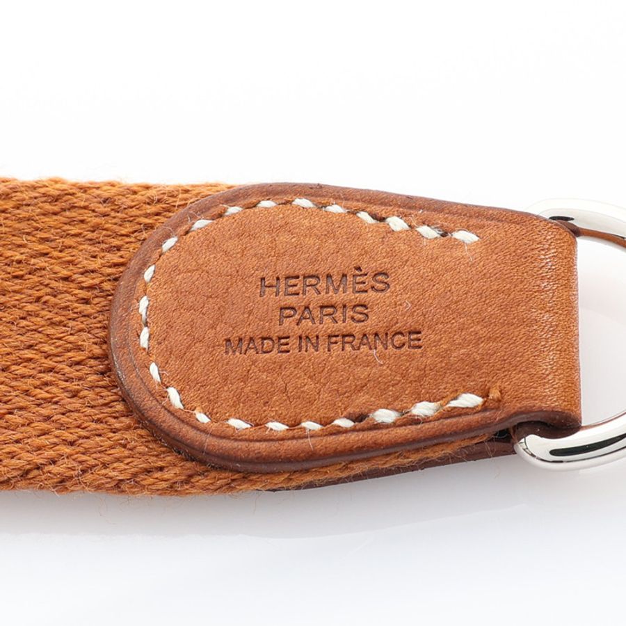 金棕色 Barenia牛皮 Mini Evelyne Amazone 肩背包 W刻 銀釦【HERMES 愛馬仕】 H078999CKAB-5