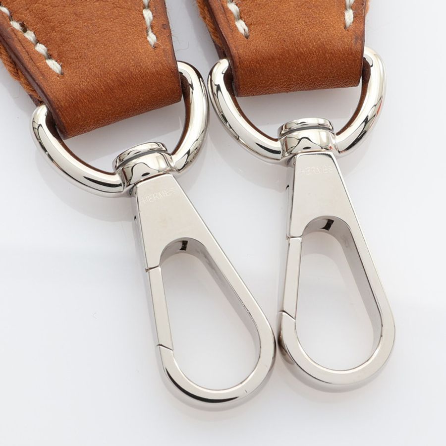 金棕色 Barenia牛皮 Mini Evelyne Amazone 肩背包 W刻 銀釦【HERMES 愛馬仕】 H078999CKAB-6
