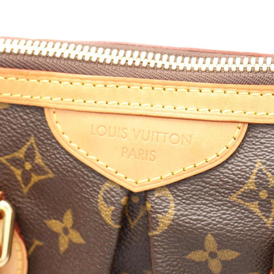 棕色 原花帆布 Palermo PM 兩用包【LOUIS VUITTON LV 路易威登】 M40145-3