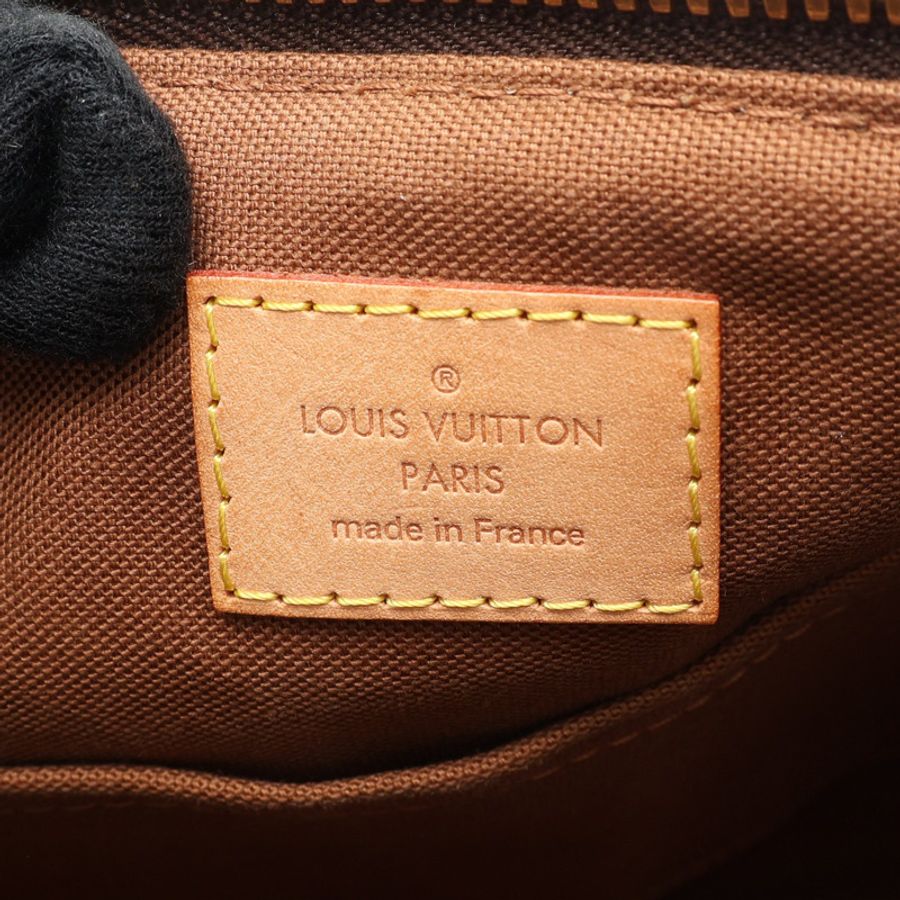 棕色 原花帆布 Palermo PM 兩用包【LOUIS VUITTON LV 路易威登】 M40145-4