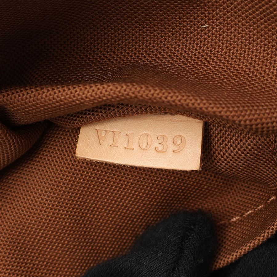 棕色 原花帆布 Palermo PM 兩用包【LOUIS VUITTON LV 路易威登】 M40145-5