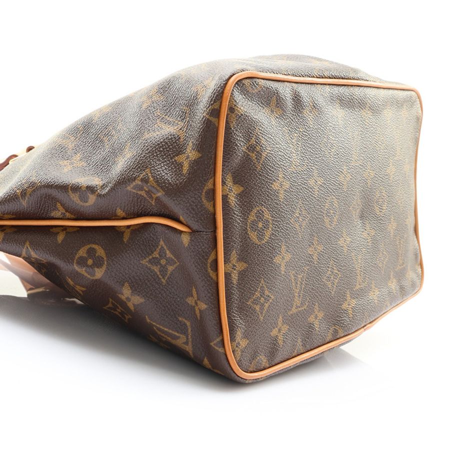 棕色 原花帆布 Palermo PM 兩用包【LOUIS VUITTON LV 路易威登】 M40145-8
