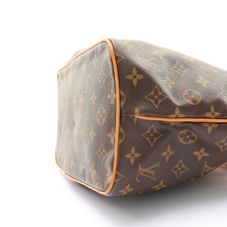 棕色 原花帆布 Palermo PM 兩用包【LOUIS VUITTON LV 路易威登】 M40145-9