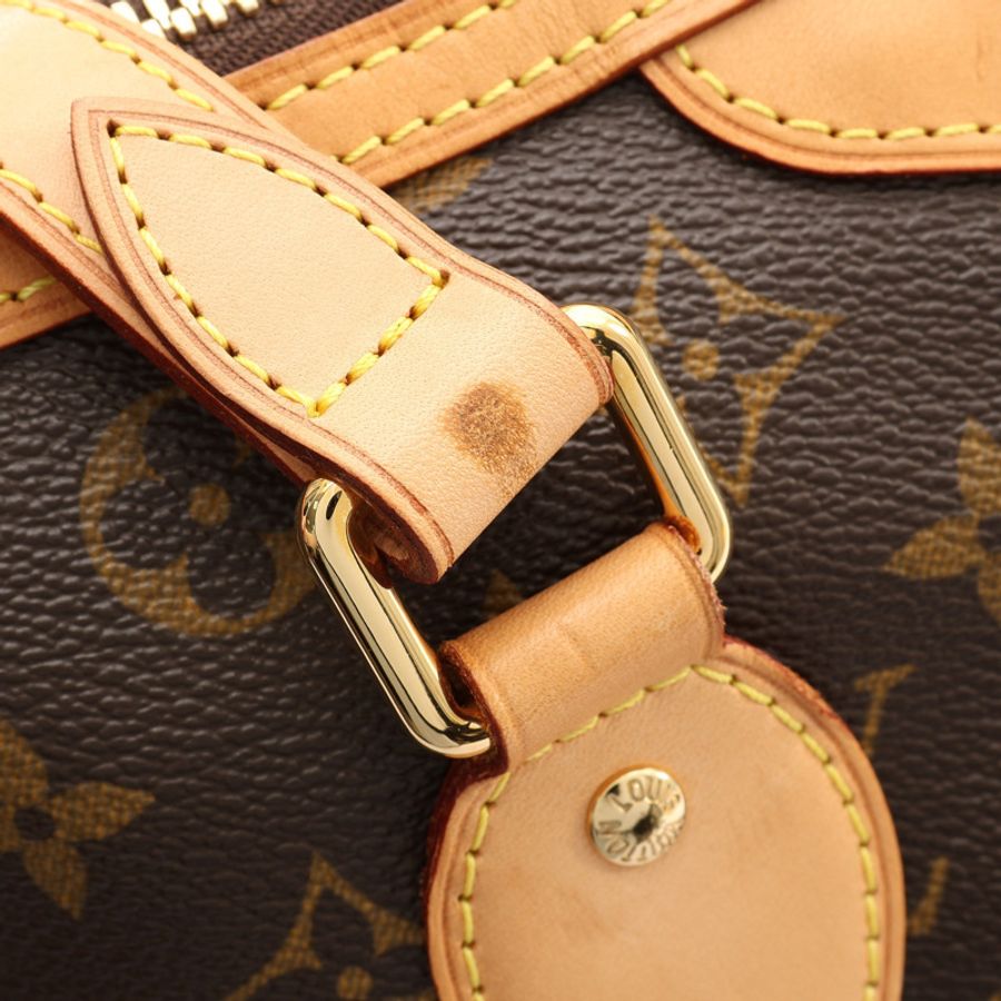 棕色 原花帆布 Palermo PM 兩用包【LOUIS VUITTON LV 路易威登】 M40145-10