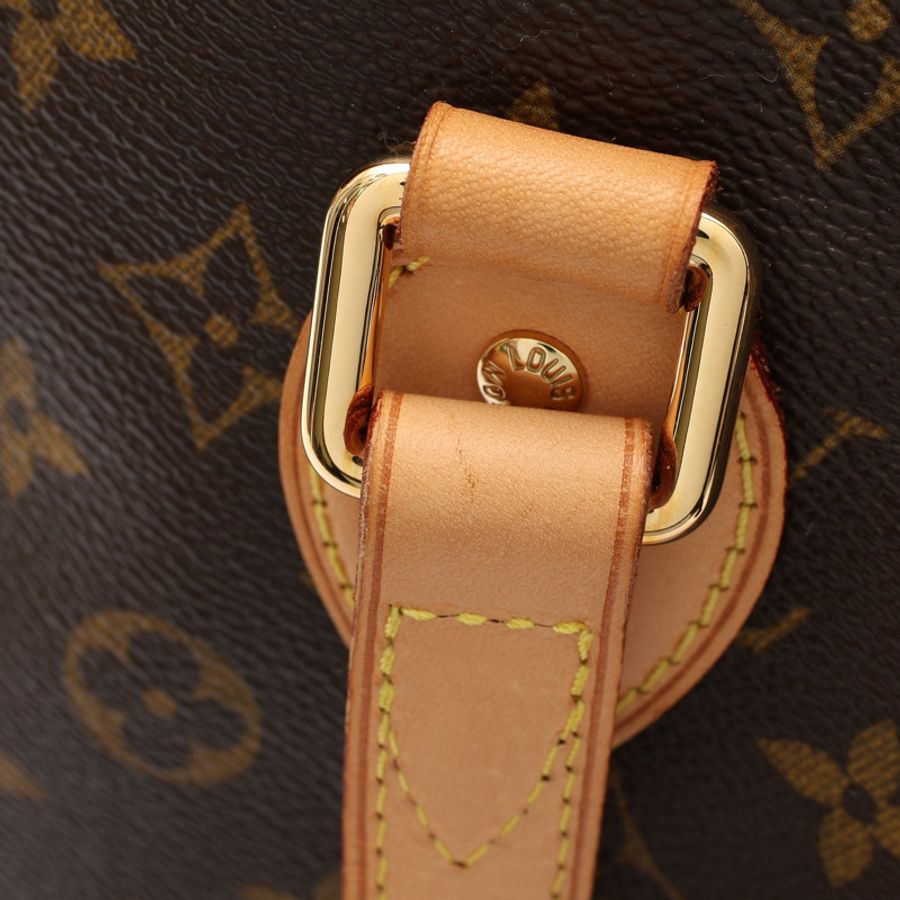 棕色 原花帆布 Palermo PM 兩用包【LOUIS VUITTON LV 路易威登】 M40145-12
