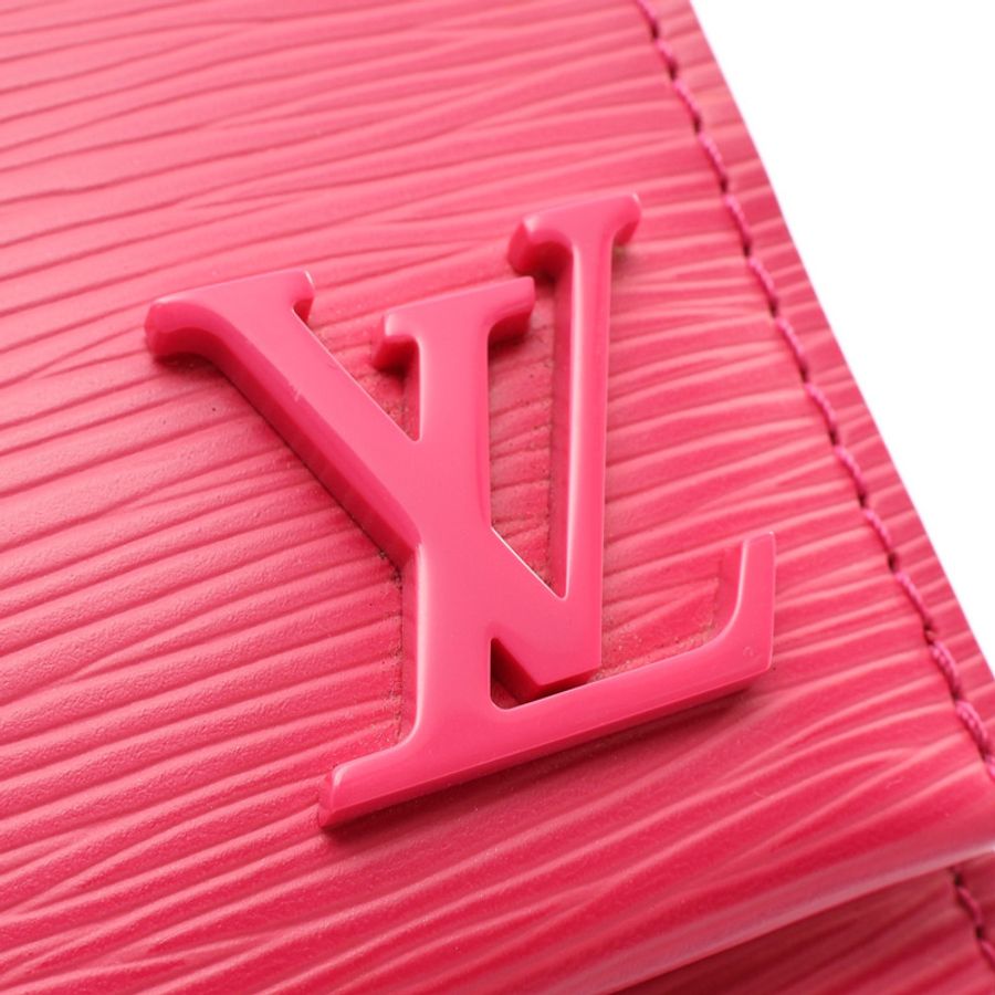 粉色 EPI 水波紋 牛皮 Clery 肩背包【LOUIS VUITTON LV 路易威登】-6