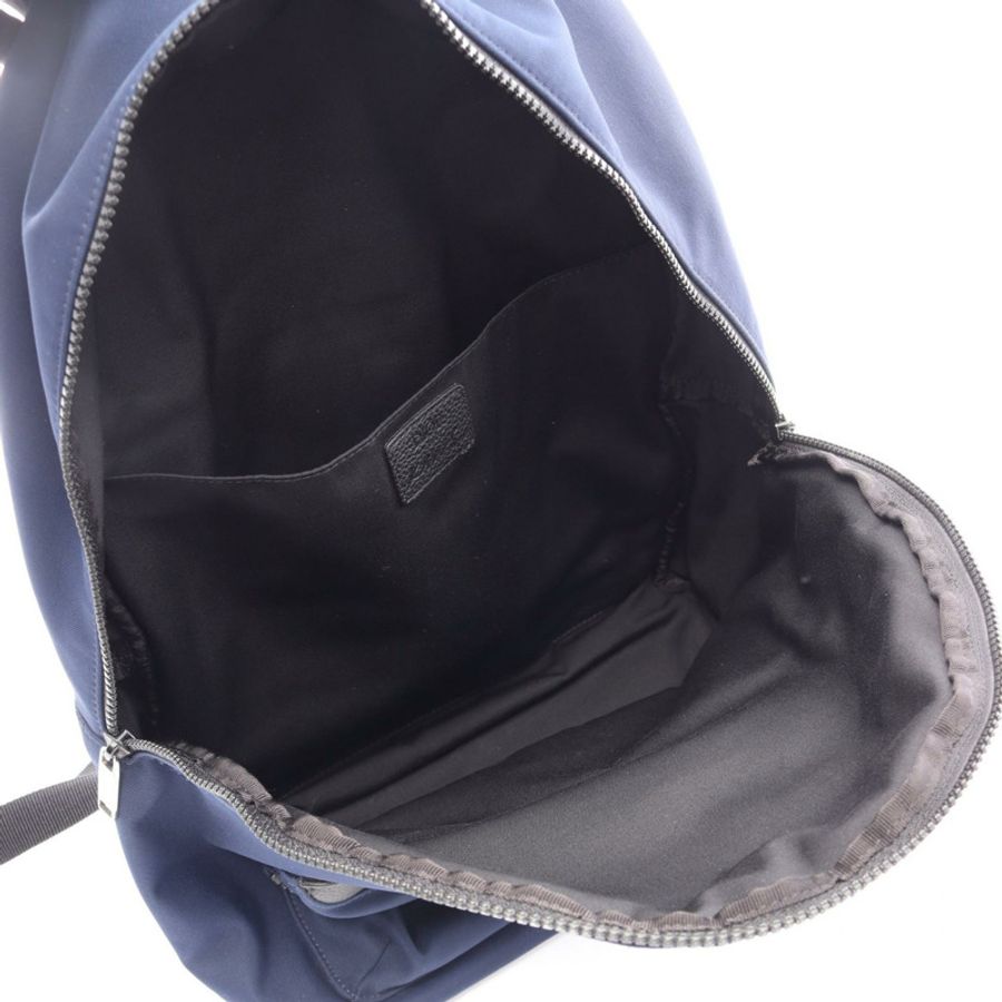Dior HOMME × KAWS 雙肩包 1KWBA064YLE 尼龍皮革 海軍藍 黑色 二手-2