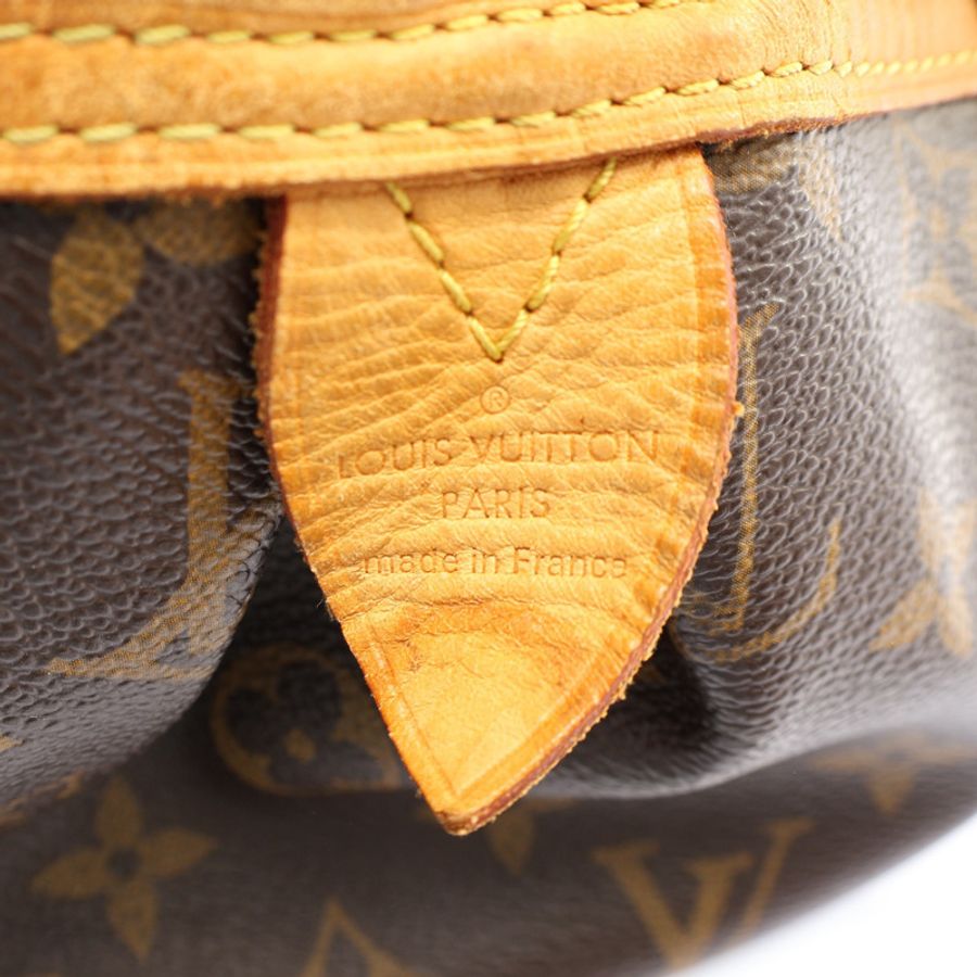 棕色 原花帆布 Montorgueil GM 肩背包【LOUIS VUITTON LV 路易威登】 M95566-4