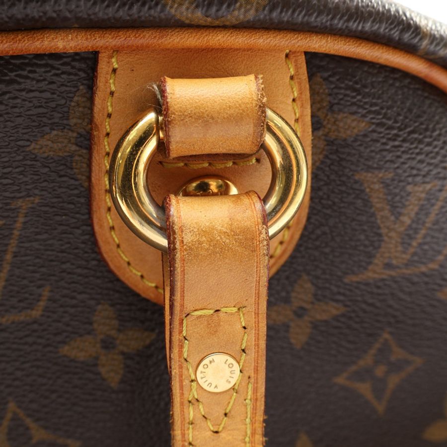 棕色 原花帆布 Montorgueil GM 肩背包【LOUIS VUITTON LV 路易威登】 M95566-14